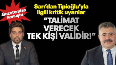 “Talimat verecek tek kişi validir!”